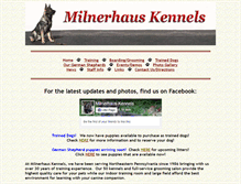 Tablet Screenshot of milnerhaus.com